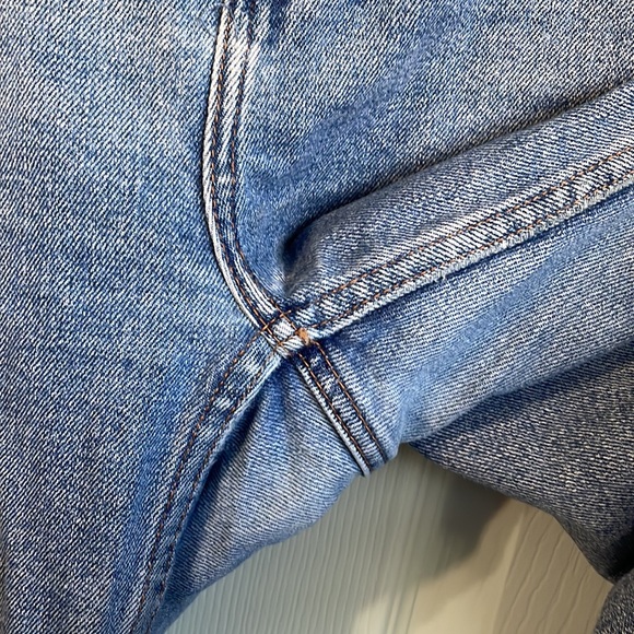 Primary Denim Co classic high waist raw hem ankle jeans 14 - Picture 4 of 7